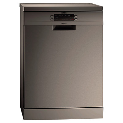AEG F66609M0P Freestanding Dishwasher, Stainless Steel AEG F66609M0P Freestanding Dishwasher, Stainless Steel